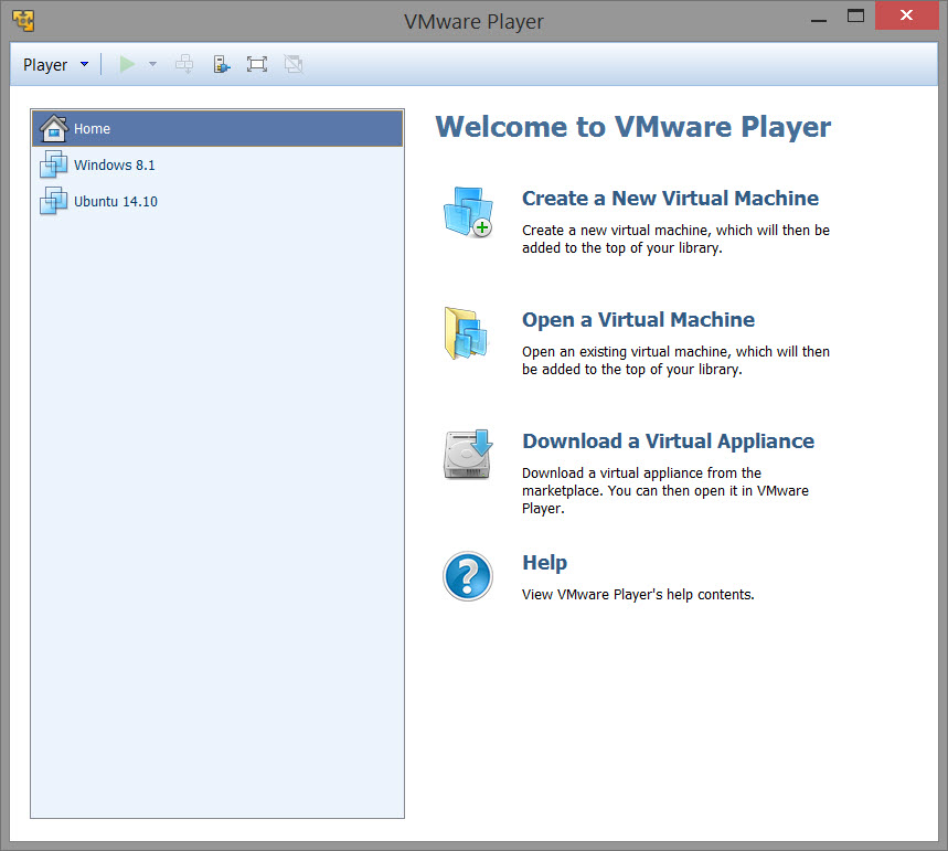 install vmware workstation player